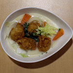 チキンボールと白菜のクリームシチュー