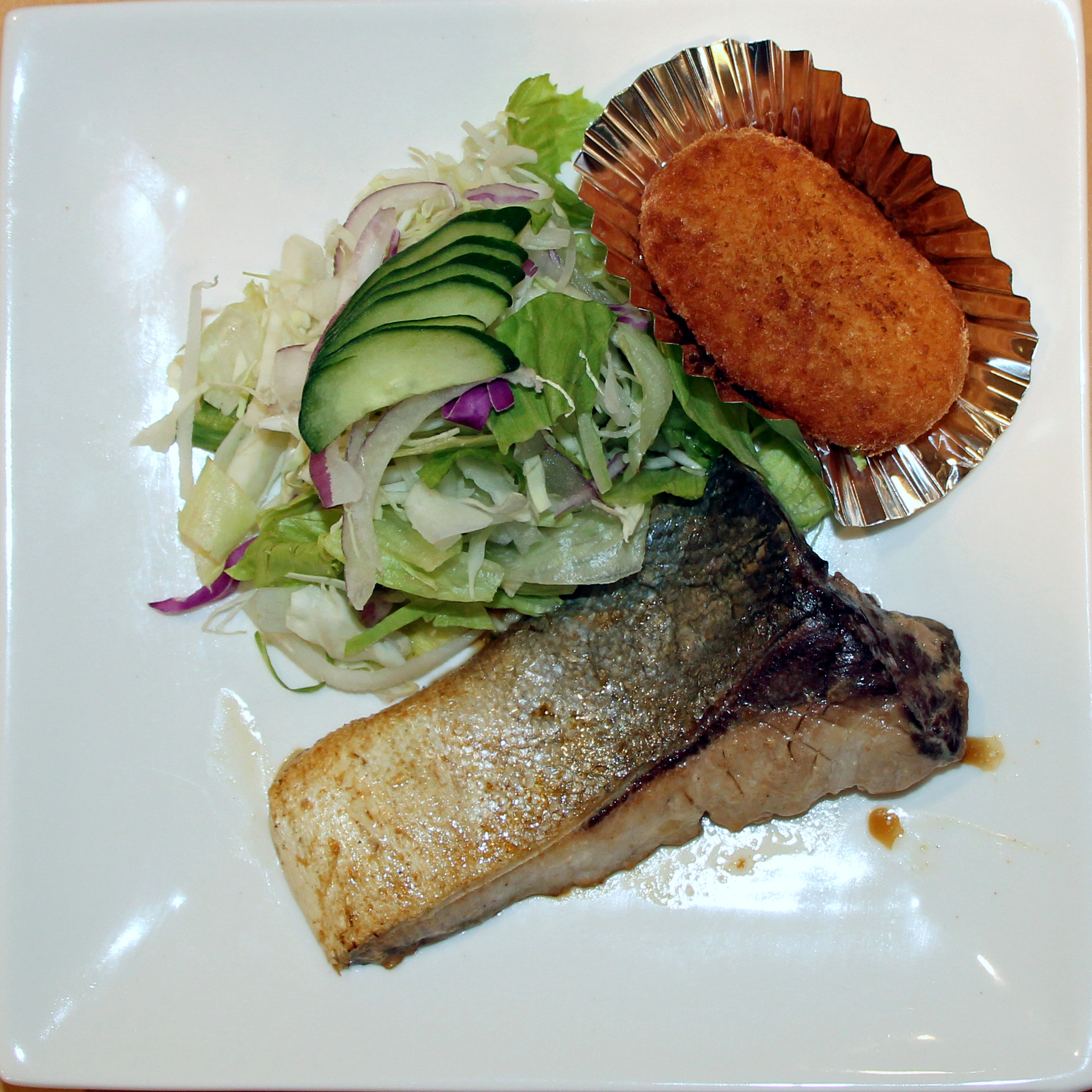 秋鮭のバター醤油焼き