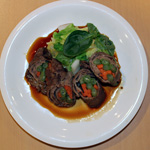 牛肉の野菜ロール焼き