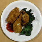 鶏肉の梅しそフライ