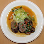 牛肉の野菜ロール焼き