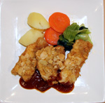 鮭のピザ風焼き