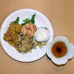 鶏肉の三色天