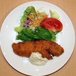 サーモンフライたるたるソース