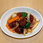 肉団子の酢豚風