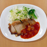 ポークステーキトマトソース