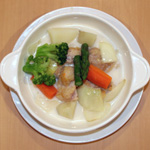 春野菜のホワイトシチュー