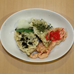 鶏肉の三色天ぷら