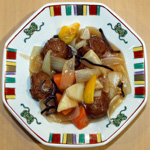 肉団子の酢豚風