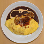 オムライスデミグラスソース