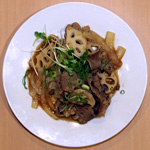 豚バラと蓮根の甘酢炒め