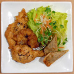 カニと枝豆の玉子とじ