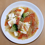 豆腐の野菜あんかけ