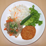 牛肉の甘辛炒め