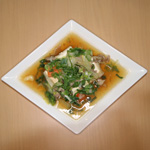 薬味たっぷり肉豆腐