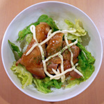 照りチキサラダ丼