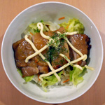 照りチキサラダ丼