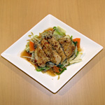鶏と野菜のピリ辛焼