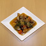 豚と野菜の黒酢あん