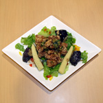 夏野菜の油淋鶏