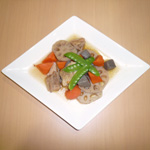 鶏と蓮根の梅風味煮