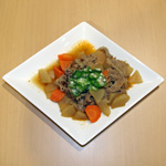 牛肉と大根の照り煮