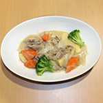 牛肉のマスタードクリーム煮