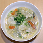 野菜たっぷり水餃子