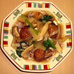 肉団子オイスターソース煮