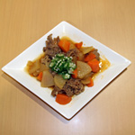 牛肉と大根の照り煮