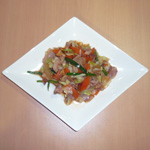 豚と野菜の黒胡椒炒め