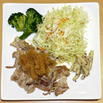 豚肉の大根おろしソース