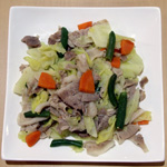 豚肉とキャベツのレモン塩炒め