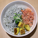 春の三色丼