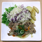 牛肉の甘辛炒め