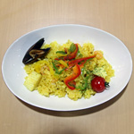 食物繊維たっぷりパエリア