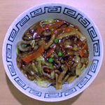 豚とキャベツの中華丼