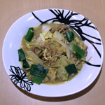 牛すき玉子とじ