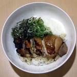 鶏照りとろろ丼