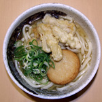 ごぼう天うどんとかしわ飯