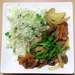 豚焼肉炒め