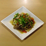 豚と野菜の黒胡椒炒め