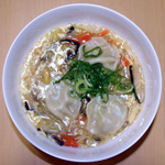 野菜たっぷり水餃子