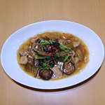 豚肉とねぎのザーサイ炒め