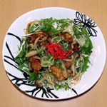 揚げ鶏の和風あん