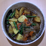 揚げじゃがそぼろ煮