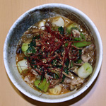 豚肉とネギのザーサイ炒め