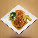 豆腐ハンバーグ照焼ソース