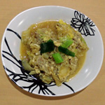 豚すき玉子とじ