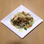 蒸し鶏ナッツソース